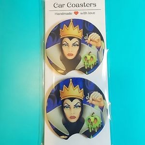 Evil Queen Car Truck Cup Holder Car Coasters